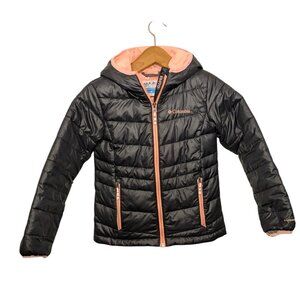 Columbia Gold 550 TurboDown Hooded Girls Puffer Jacket - Size Small 7/8